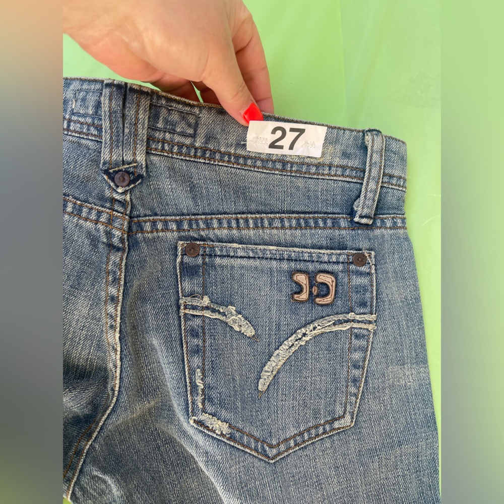 LOW RISE JOE’S VINTAGE DISTRESSED JEANS Bootcut NEW WITHOUT THE TAGS SIZE 27 - Picture 2 of 16